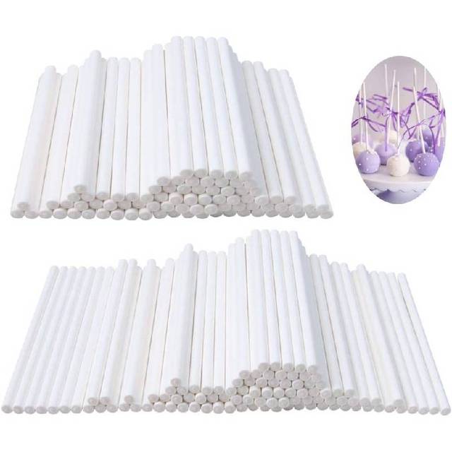 100pcs 4 Inch Paper Lollipop Sticks DIY Crafts Cake Pop Sticks Sucker  Sticks Treat Sticks for Chocolate Candy Decoration Cookies - AliExpress